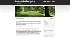 Desktop Screenshot of farmarske-bedynky.cz